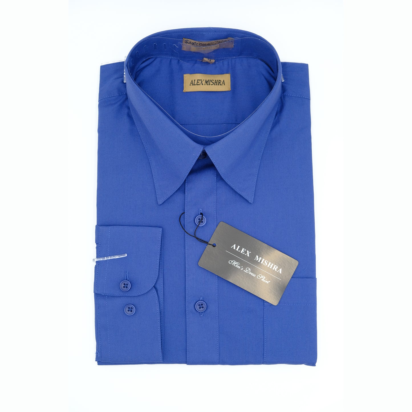 Solid Blue Dress Shirt
