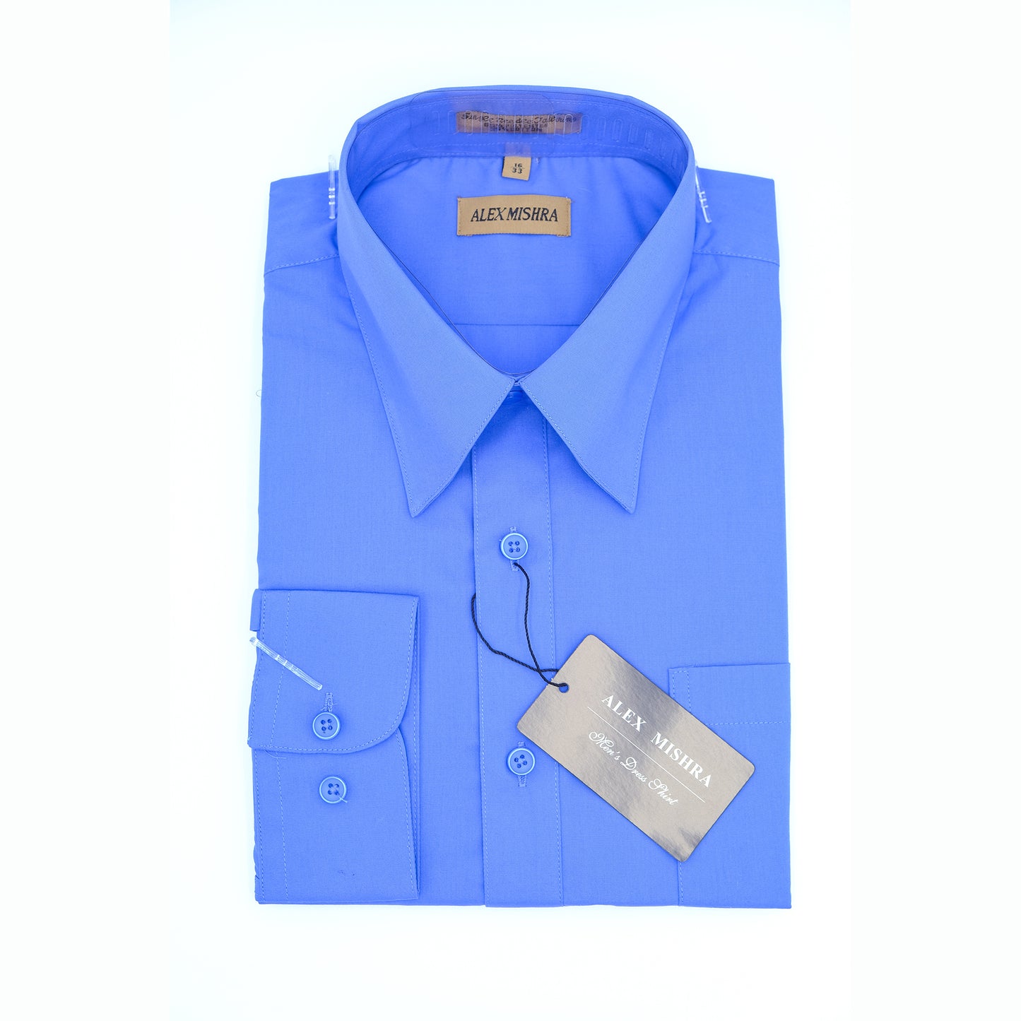 Solid Light Blue Dress Shirt