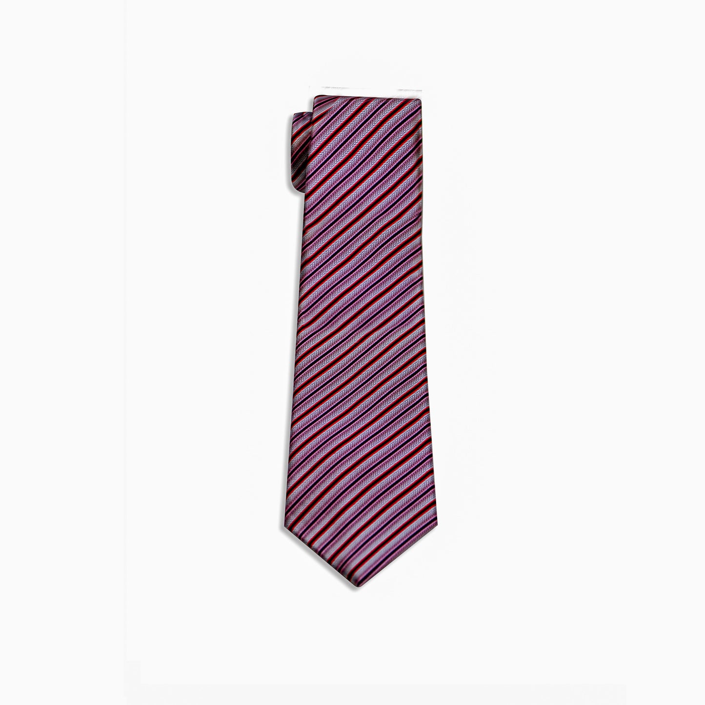 Diagonal Stripped Neck Tie.