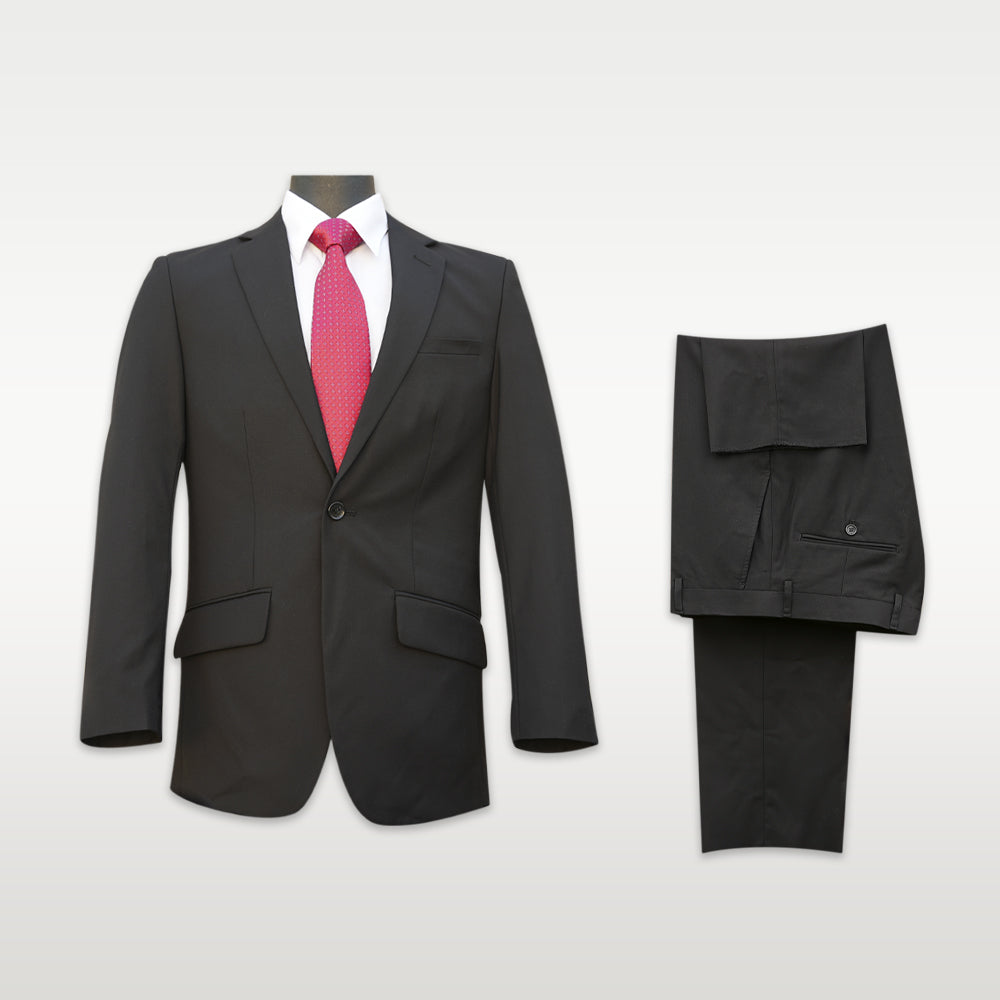 Solid Black Suit