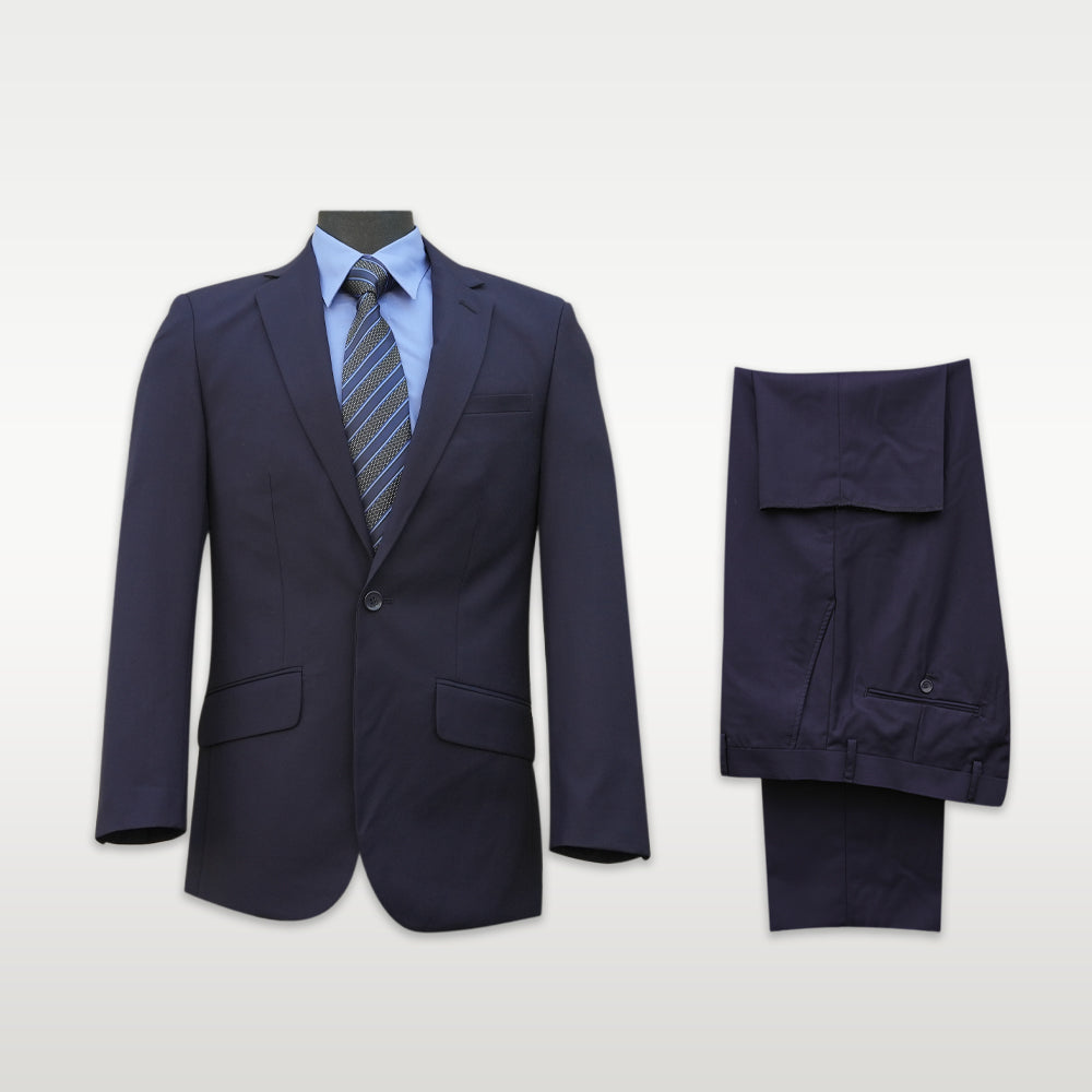 Solid Dark Purple Suit