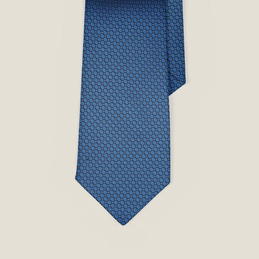 Sapphire Blue Lattice Tie