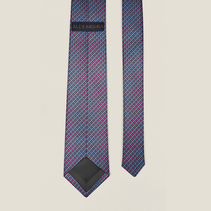 Royal Blue Checks Tie
