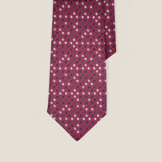 Pink Polka Prestige Tie