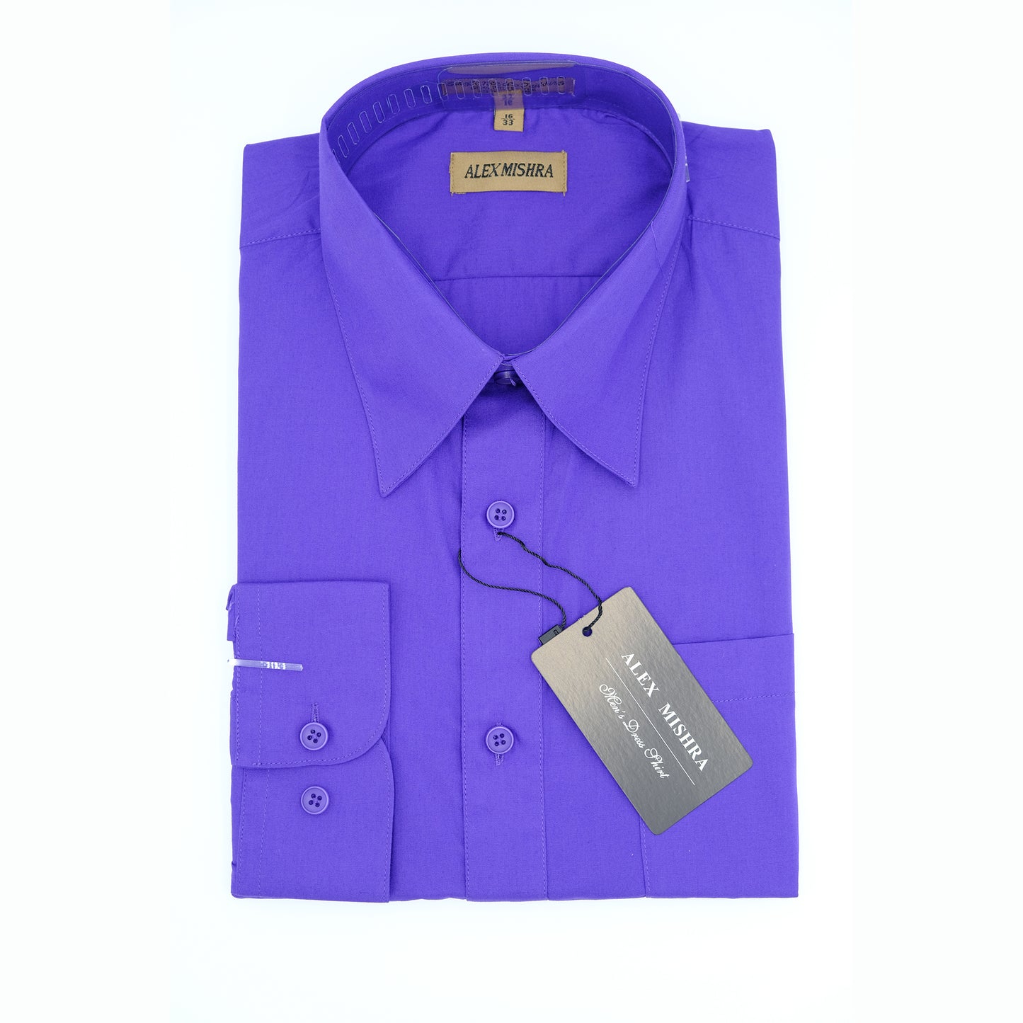 Solid Purple Dress Shirt