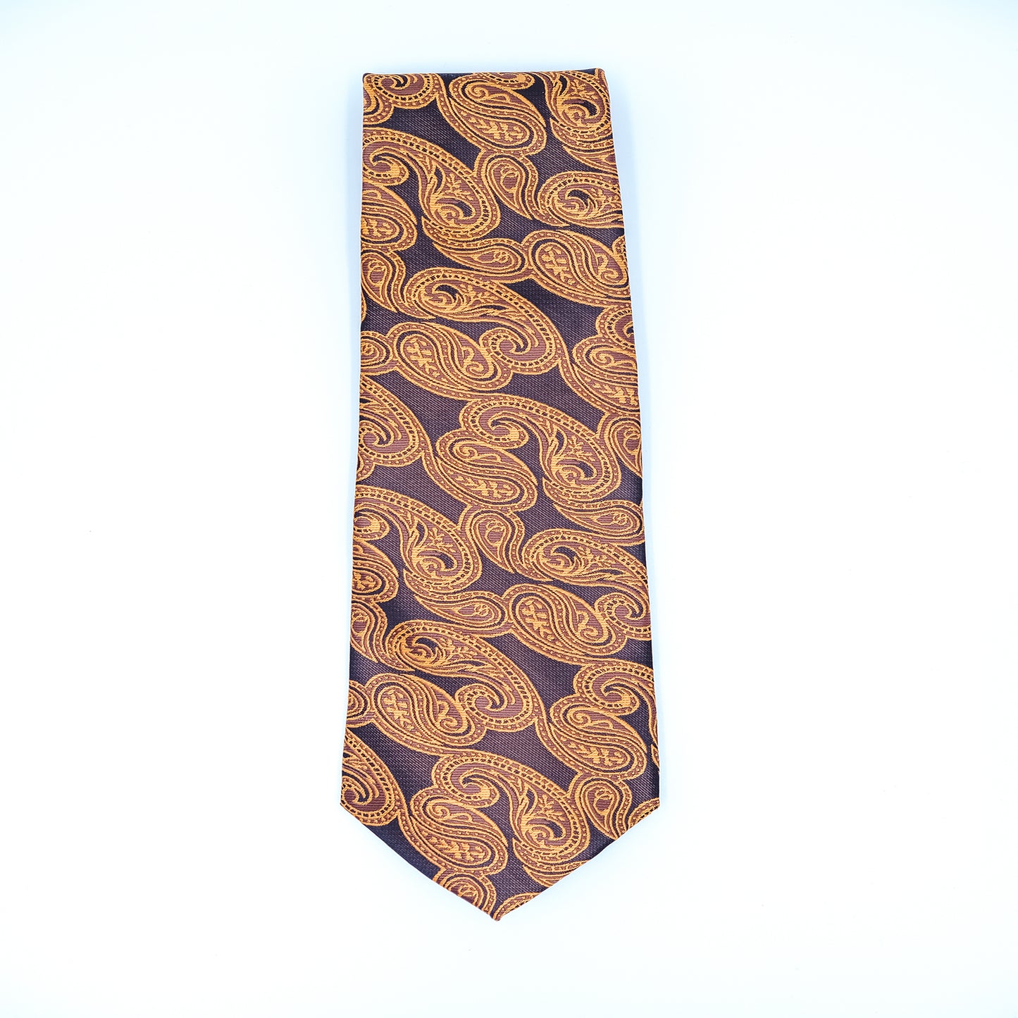 Brown Patterned Necktie
