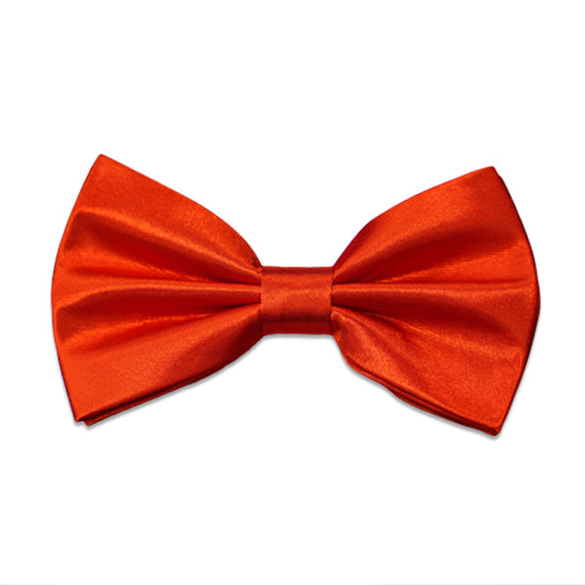 Solid Orange Bow tie