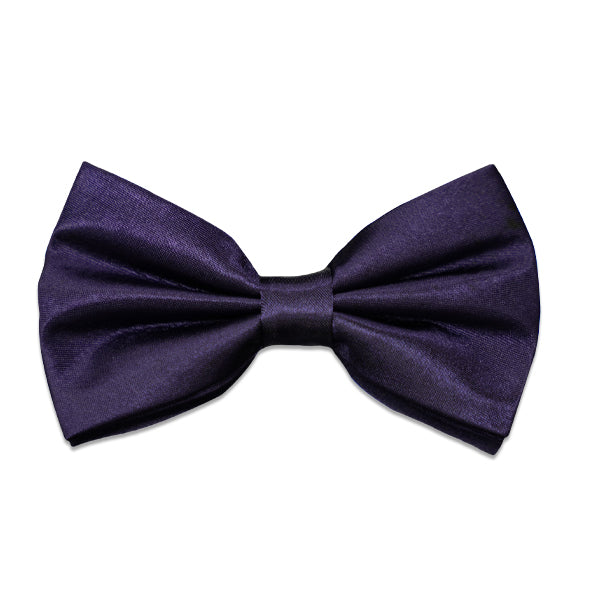 Solid Dark Purple Bow tie