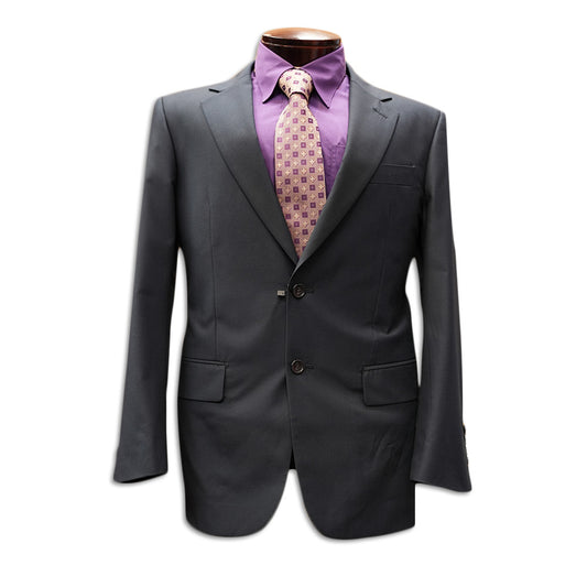 Solid Dark Gray Suit