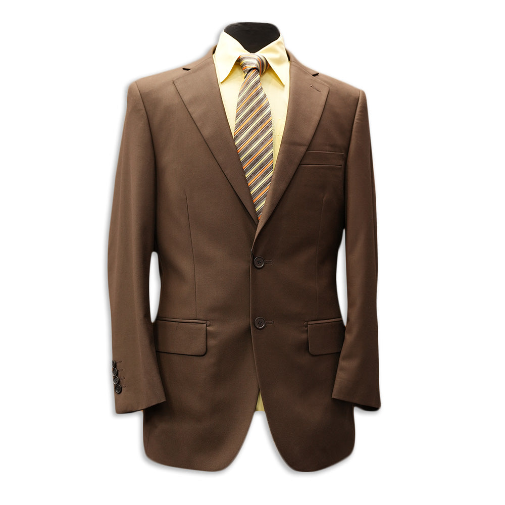 Solid Brown Suit