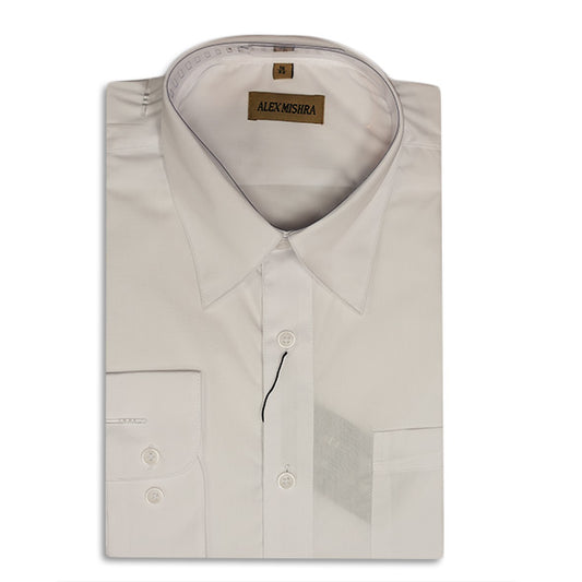 Solid White Dress Shirt