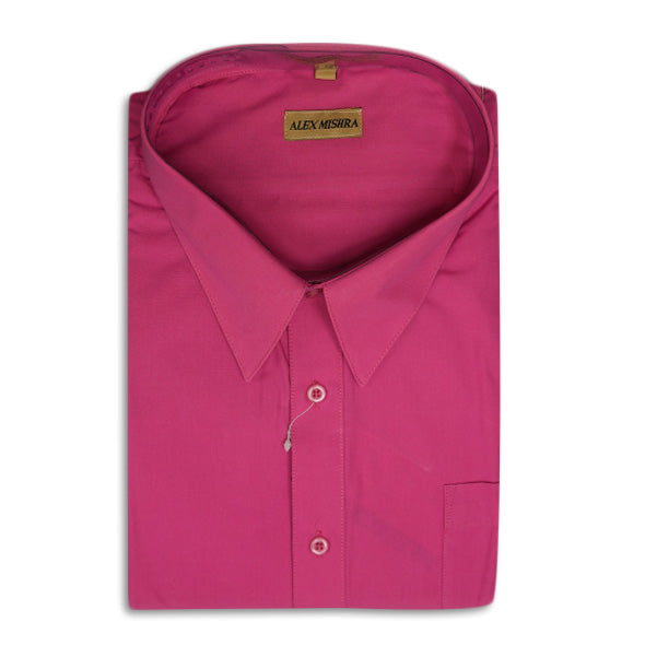 Solid Pink Dress Shirt