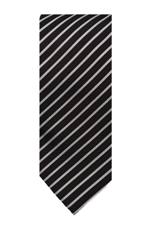 Diagonal Striped Necktie