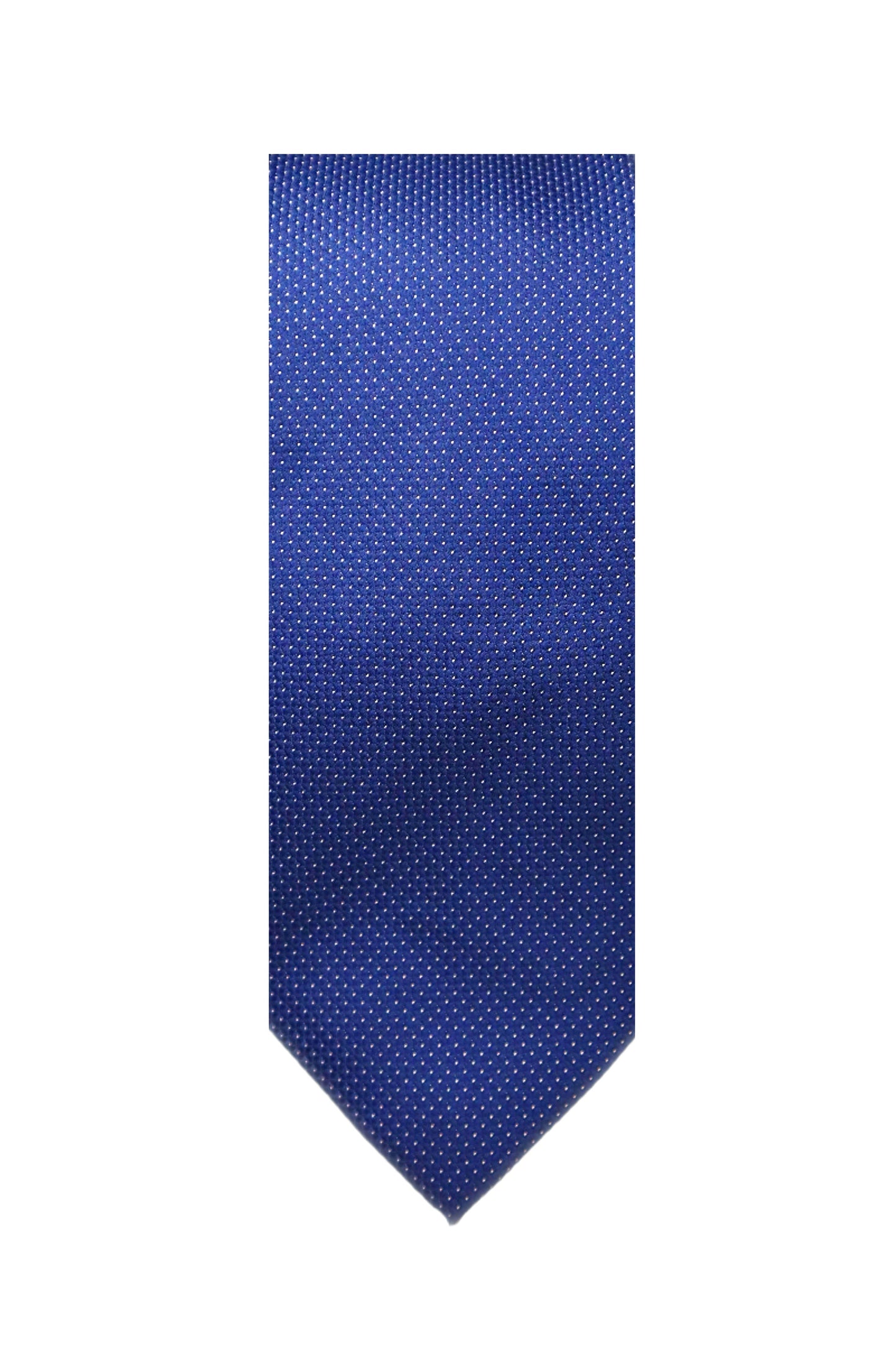 Blue Geometric Patterned Necktie