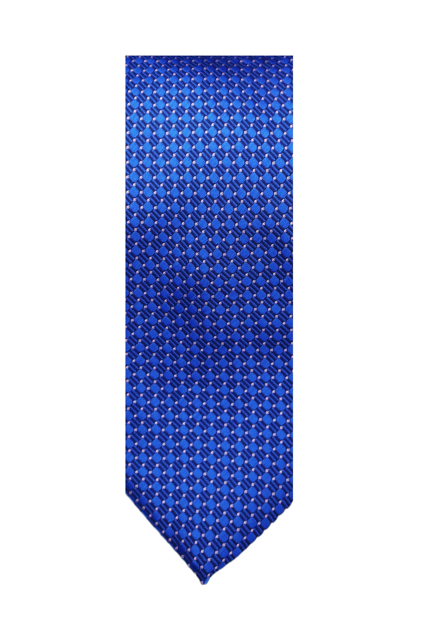 Blue Patterned Necktie